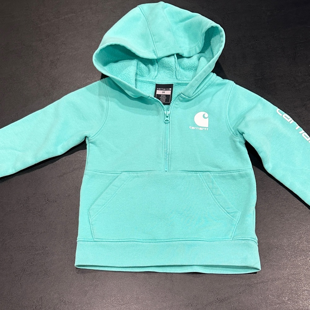 Carhartt Kids' Teal Hoodie